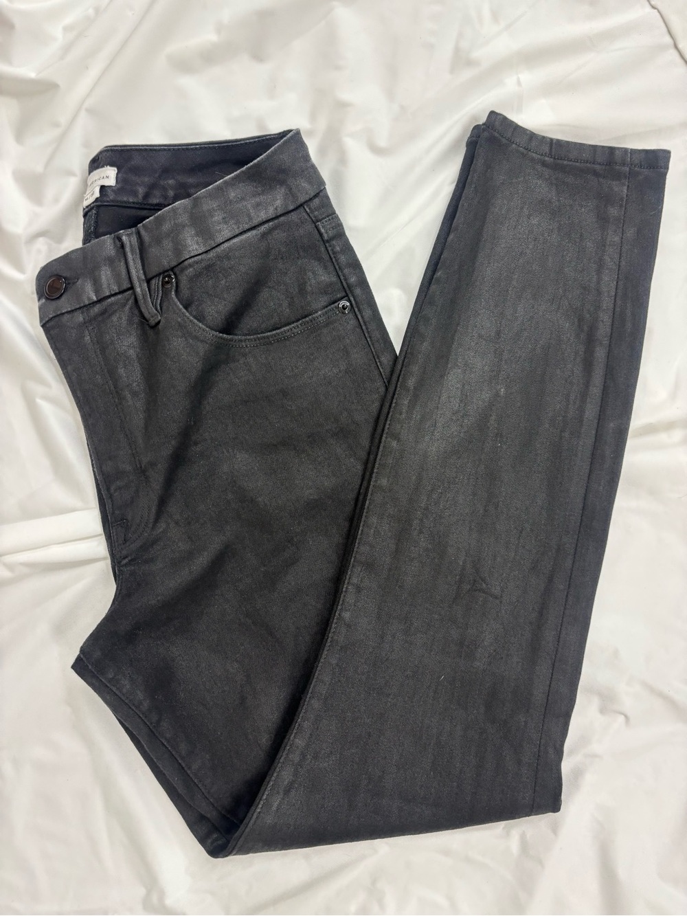 Good American Black Straight Leg Jeans | Size 14 | Size 31